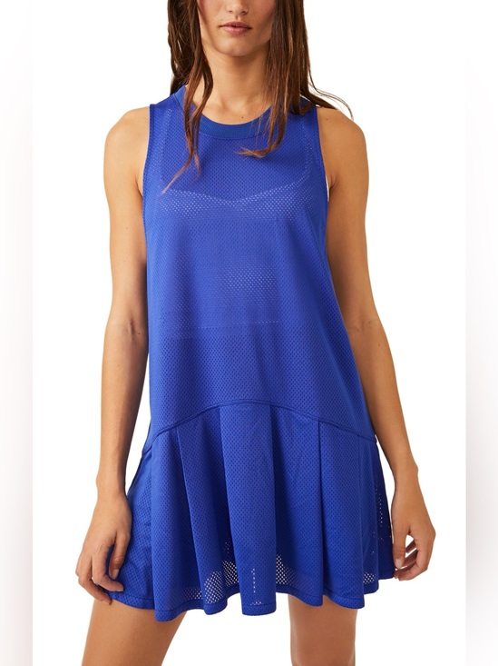 FP Movement by Free People Dresses & Skirts - Free People Courtside Pleated Sheer Mesh Dress